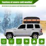 Car Roof Bag,21 Cubic Feet Large Roofing Cargo Carrier Bags Waterproof Soft Rooftop Luggage Storage Box for Any Cars With/Without Roof Rack/Rails/Bars Image 6