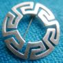 Vintage Celtic Knotwork Brooch (looks like sterling silver but has no stamp) Image 2