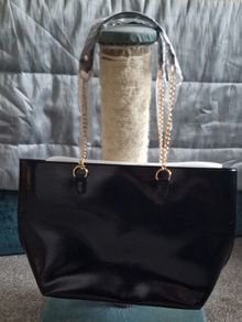 Zip black bag
