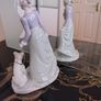 Vintage Figurine of Girl Walking Dog Image 3