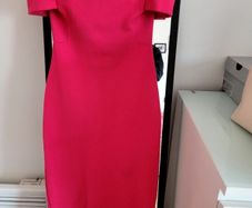 Zara off the shoulder pink dress size S