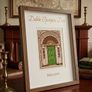 Dublin Georgian Door Laser Engraved Walnut Picture Frame with Gift box Image 5