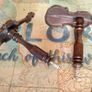 Vintage Andrea by Sadek Brass Violin Wall Hooks (Pair) Image 2