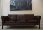 Vintage Danish 3 Seater Sofa