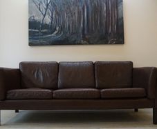 Vintage Danish 3 Seater Sofa