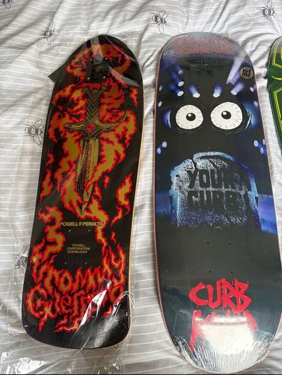 Pro skateboards and new parts