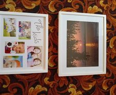 A pair of wall frames. Never used