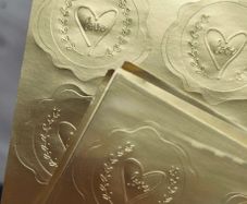 Gold seal stickers