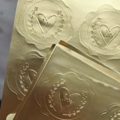 Gold seal stickers