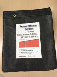 Privacy Screens Netting 1.7m x 3.4m  Black