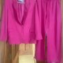 Fab Zara Cerise Pink Blazer & Trousers  Both Size Large UK 12 Image 3