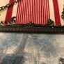 Vintage Made In Italy Rococo Gold Frame Hanging Chain Picture Image 3