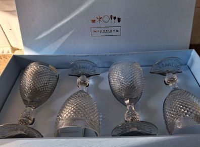 4x Newbridge Crystal Goblets