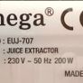 Sana by Omega EUJ-707 Slow Juicer Image 6