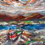 Sleeping fishing boats alias Vessels at Murrisk, Ireland, Co Mayo Image 5