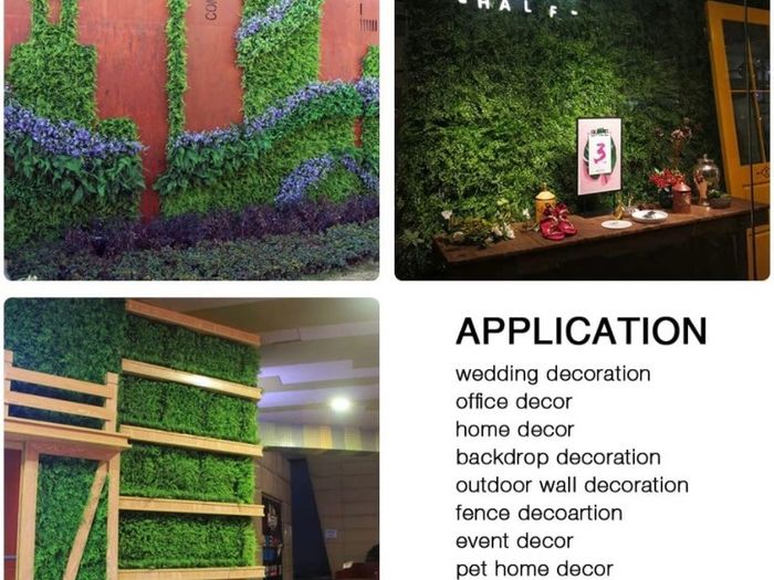 Artificial Plant Wall Panels, 6pcs Fern Greenery, Ivy Privacy Hedge Fence Screening, Home Garden Outdoor Wall Decoration 50 x 50cm (FREE POSTAGE)