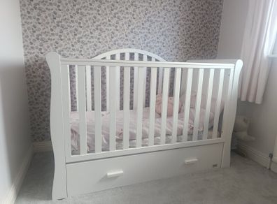 sleigh cot bed