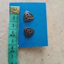 Ear Rings Triquetra meaning infinity eternity spiritual union new and never used and in excellent condition with FREE STANDARD POSTAGE INCLUDED Image 3