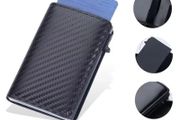 Pop up slider Card Mens Wallet dark brown colour