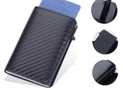 Pop up slider Card Mens Wallet dark brown colour