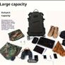 Black Waterproof Tactical Backpack - Large Capacity Multifunctional Tactical Backpack/Bag/Rucksack/Outdoor Bag Image 6