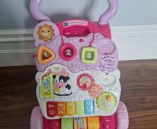 pink baby walker