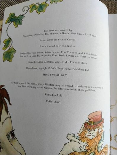 A Child's Treasury of Irish Stories and Poems 2004 hardback with dustcover in very good condition FREE STANDARD POSTAGE INCLUDED