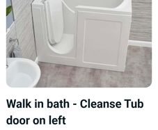 Cleanse walk in bath.