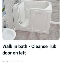 Cleanse walk in bath.