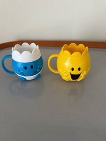Pair of Mr Men children plastic cups