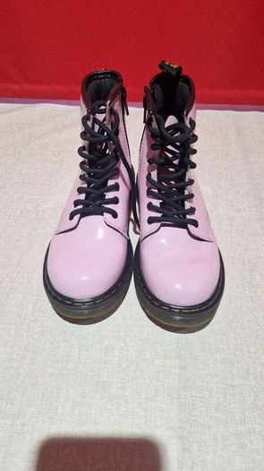 Dr. Martens 1460 Junior Boots  Pale Pink Patent Size UK 1 / EU 33