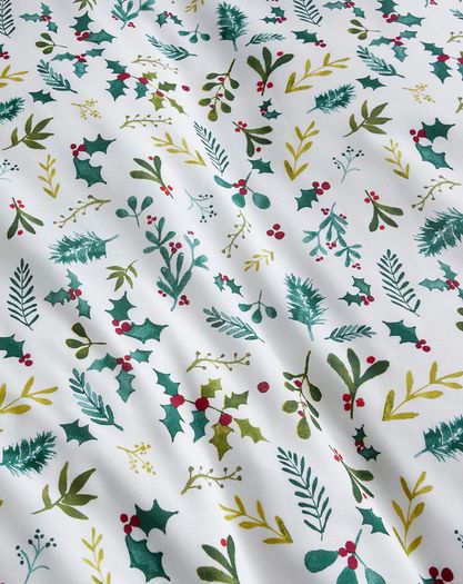 Merry Berries Christmas Duvet Set King Size Reversible