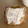 Crystal natural calcite tea light candle holder meditation Image 2
