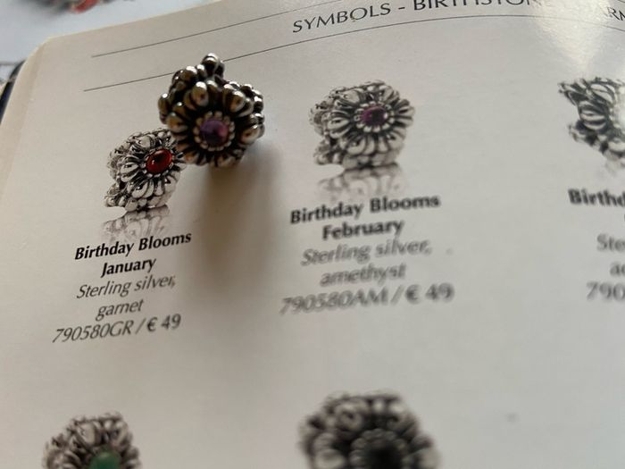 Pandora charm February Birthstone Amethyst New