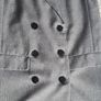 Grey Herringbone Long Blazer Image 3