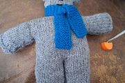 hand knitted teddy bears