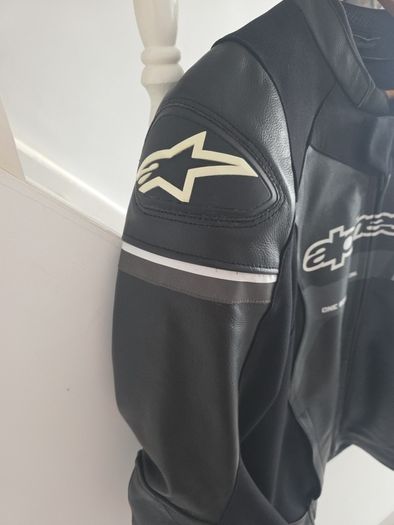alpinestars leather jacket