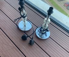 2X Lamp Base (no Shade)