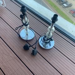 2X Lamp Base (no Shade)