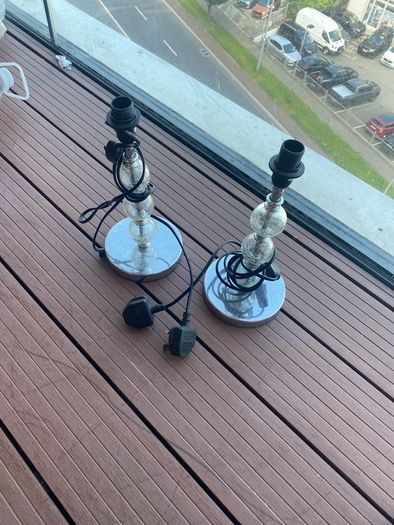 2X Lamp Base (no Shade)