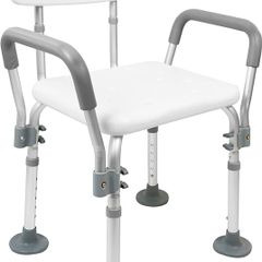 Adjustable Bath Tub Shower Chair For Elderly, Pregnant Woman Bench Bathroom Stool Seat
