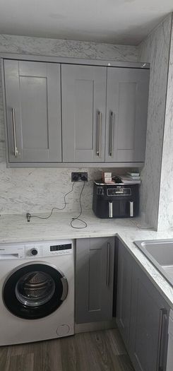 Kitchen doors and drawer fronts ,handles and tap