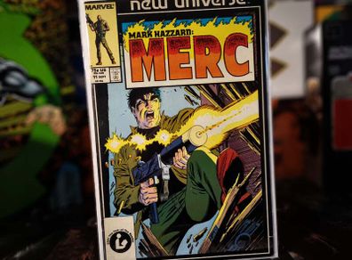 Mark Hazzard Merc ! Issue #11 ! Copper Age Comic from 1987 ! by Marvel !