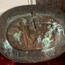 Pair Brass Plaques tavern scenes Image 6