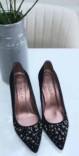 MARIAN Black bling Sz 36 - Rrp 99 (New)