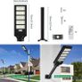 500 W Led Solar Street Lantern With Remote Control...gilligan Sales Image 2
