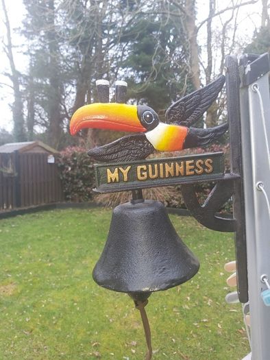Guinness cast iron  bell