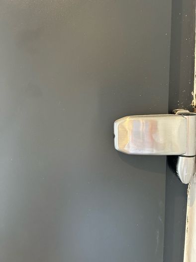front door frame &  glass panel
