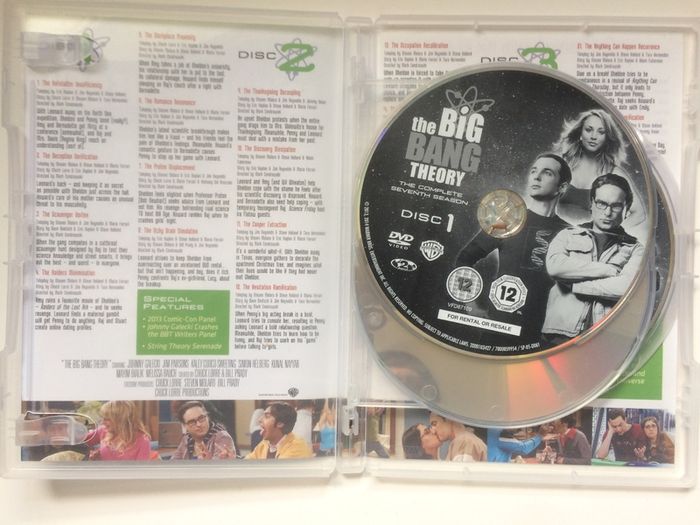 The Big Bang Theory (Complete Seasons 1-7) [DVD TV Boxset]