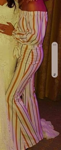 Wide legged trousers suit